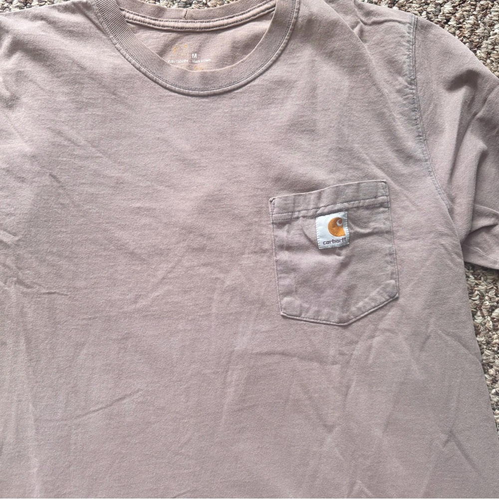 Carhartt Olive and Gray Pocket T-Shirts - Picture 8 of 9